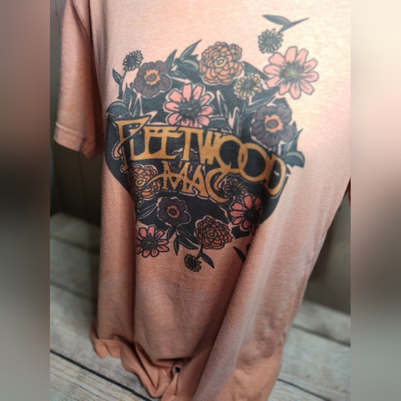 Débardeur Officiel Fleetwood Mac - Logo Circle Floral - Noir - 3